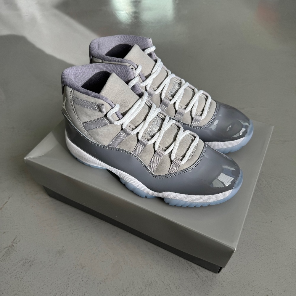 Brand New DS Size 9.5 Jordan 11 Retro High Cool Grey 2021 - 100% Authentic